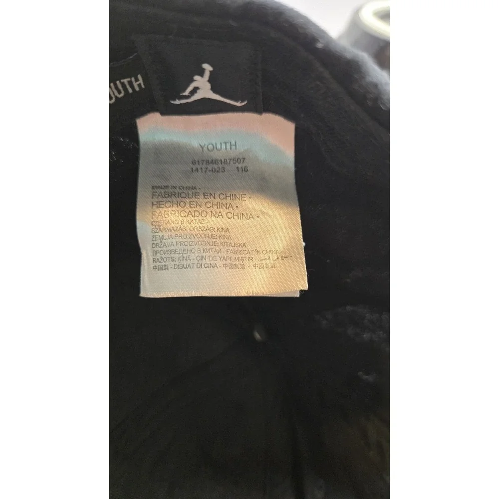 Nike Air Jordan Jumpman Black Baseball Cap Hat Youth Adjustable Classic